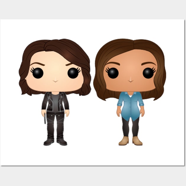 Sanvers Funko Pops Wall Art by brendalee